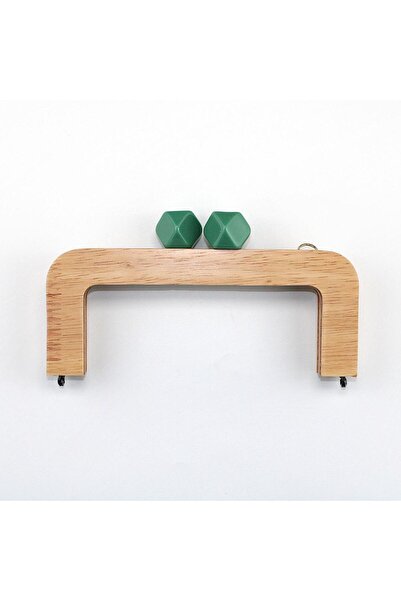 ELİSA Ahşap Çanta Bursu Akrilik Boncuklu