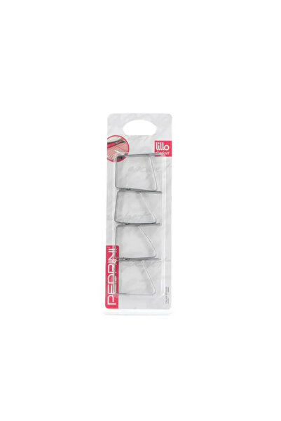 Pedrini Set 4 clesti pentru fata de masa Pedrini, metal, Gri