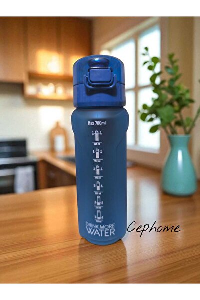 CEPHOME Venice 700 ml Water Bottle with Straw, Motivational Water Bottle with...