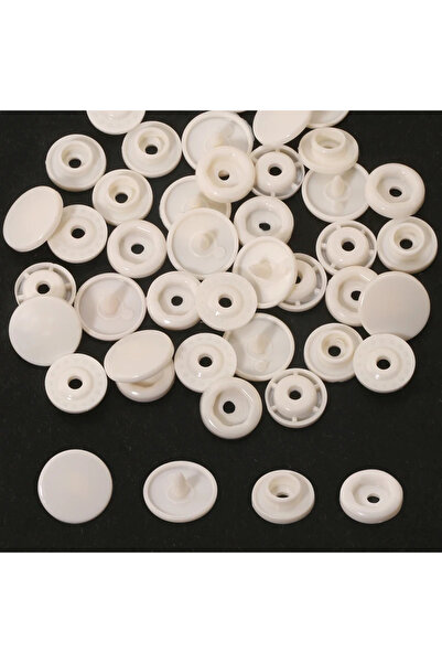 Choice7 أزرار بيج، 50 مجموعة أزرار، بيع بالجملة، أزرار كبس بلاستيكية T5 للملا...