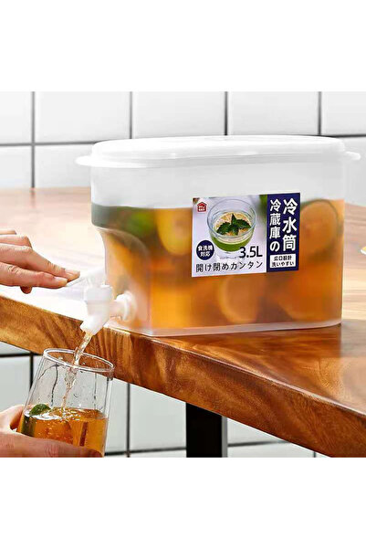 Choice غلاية مياه سعة 3.5 لتر مع صنبور موزع المشروبات عصير بارد ليمون دلو تخز...