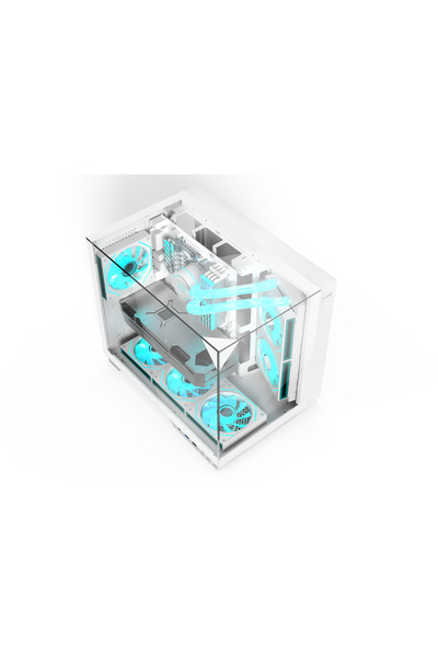 ACER V330WH ATX PC Case, 6 Pre-Installed RGB Fans with Remote Control