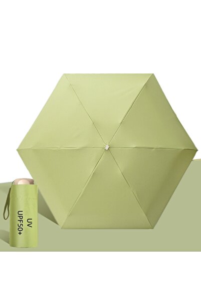Mijia مظلة جيب صغيرة من الألومنيوم 6K بلون أخضر ماتشا UPF50+، مظلة شمسية محمو...