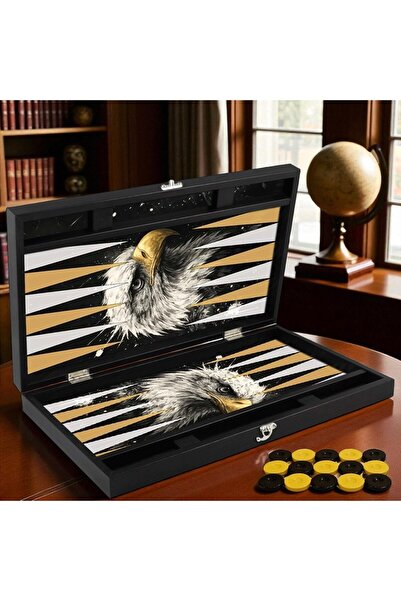 Kuzey Tacı مجموعة طاولة لعبة الطاولة الفاخرة من نوبل إيجل - مجموعة المشجعين بتصميم خاص لكبار الشخصيات