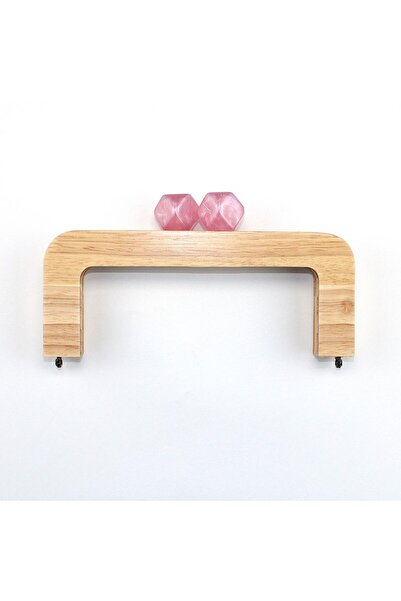 ELİSA Ahşap Çanta Bursu Akrilik Boncuklu