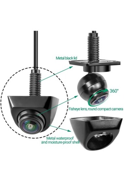 Xenon Bright Rear/front AHD/CVBS camera 170 degree angle with StarLight Night Vision