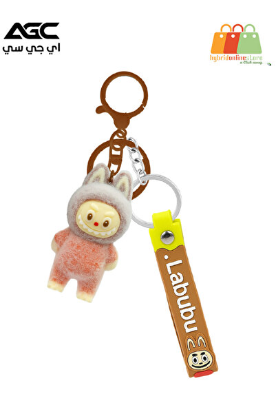 AGC Cute Labubu Bunny Keychain with Plush Doll and Strap Durable, Lightweight...