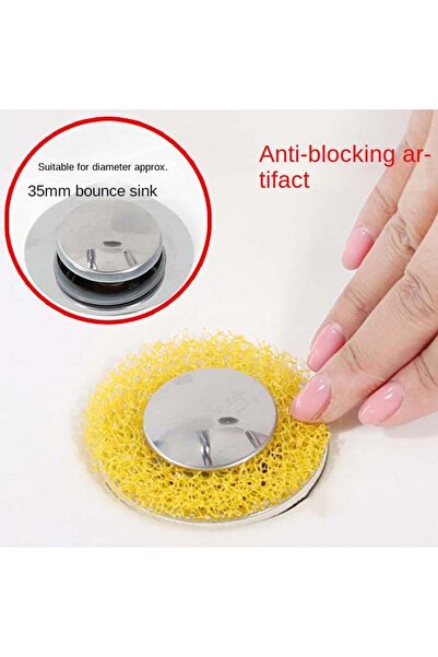 Choice مرشح شعر صغير 24 قطعة حوض غسيل مرشح شعر حوض استحمام حوض لوفة إسفنجة حو...