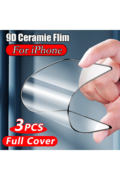 Choice1 2 قطعة لـ iPhone SE 2020 1-3 قطع واقي شاشة كامل السيراميك لـ iPhone 1...