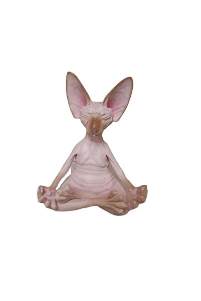 Choice B تمثال بوذا سفينكس الغريب الأطوار تمثال قطة سعيدة تمارس اليوغا ديكور ...