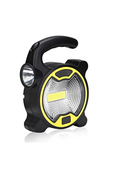 Choice Yellow A Portable Work Light Battery COB LED Powered Handheld Lantern Super Bright Flashlight Outdoo