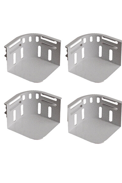 Choice 4 قطع رمادية 4 قطع/مجموعة مثبتات ملاءات السرير أربطة ملاءات السرير متع...