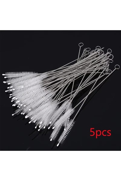 choice2 فرشاة تنظيف أنابيب الزجاج بشعيرات ناعمة من الفولاذ المقاوم للصدأ، بطو...