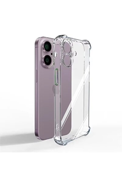 Choice للآيفون 16 حقيبة هوائية شفافة واقية من السقوط حافظة شفافة للآيفون 16 ب...