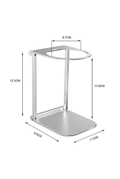 Choice 1 قطعة حامل آلة صنع القهوة حامل قهوة بفلتر تقطير من سبائك الألومنيوم قابل للطي خفيف الوزن للاستخدام في الهواء الطلق