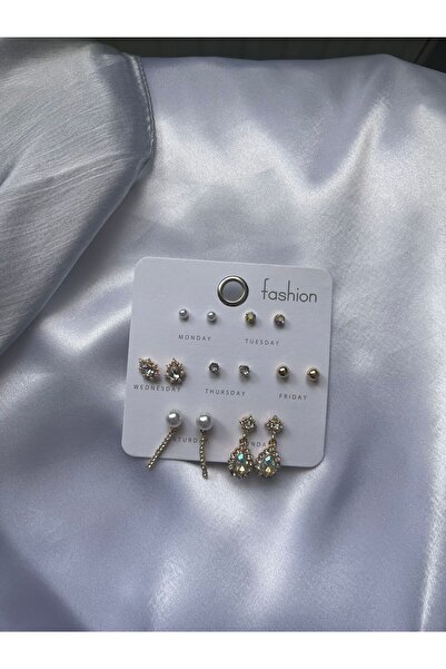 stainles steel Stylish Steel Week Earring Set