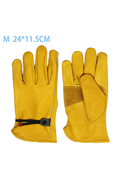 Choice قفازات عمل جلدية من جلد البقر الناعم لحماية السلامة أثناء اللحام للعام...