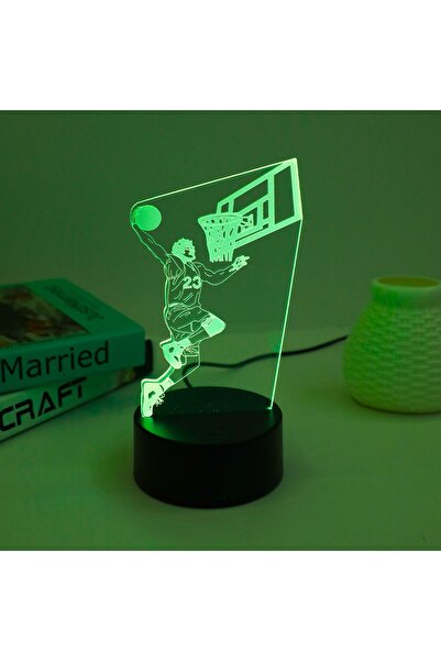 Choice RGB black 3D Basketball Master LED Night Light - USB Powered RGB 7 Col...