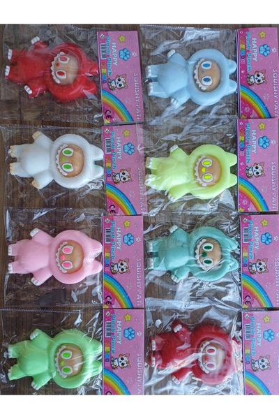 OYUNCAKSAHİLİ Labubu Sukuşi 2 Adet Birden Skuşi Squishy Love Hope Serenity Lo...