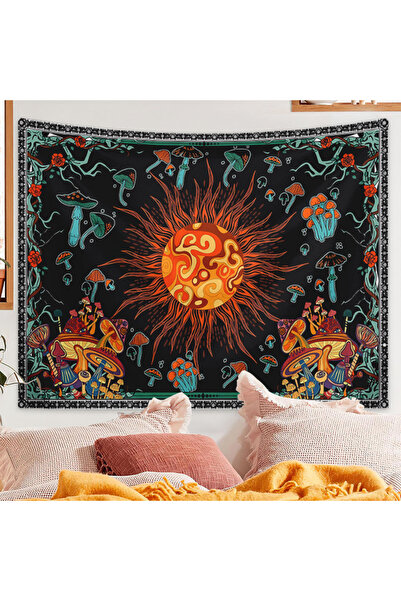 Choice النمط 3 قطعة واحدة 75*58 سم، نسيج مطبوع عليه صورة الشمس والقمر وأبراج ...