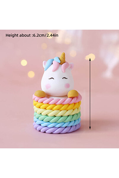 Choice19 Unicorn A Rainbow Unicorn Cake Topper Girl's Birthday Decoration Bab...