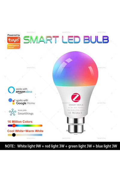 Choice نعم تيار متردد 85-265 فولت لمبة زيجبي B22 زيجبي 3.0 لمبة ليد ذكية 110 ...