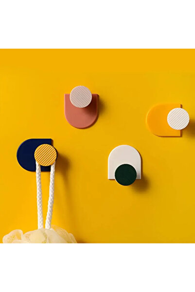 Choice 4 قطع من الخطافات اللاصقة شديدة التحمل للجدار لا تحتاج إلى أدوات تعليق للحمام والمطبخ وغرفة النوم