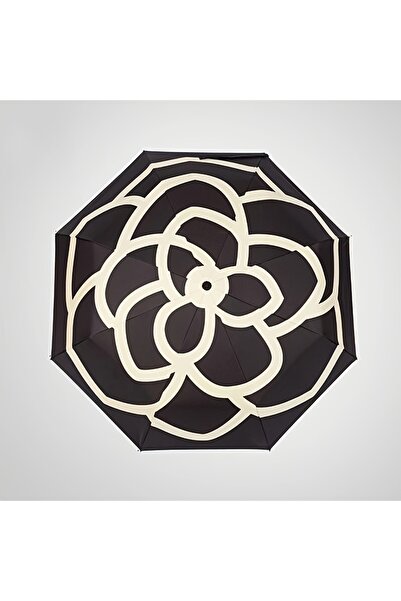 Choice أسود 8K مركب من ألياف معدنية 1 قطعة نمط كاميليا عصري واقي من أشعة الشم...