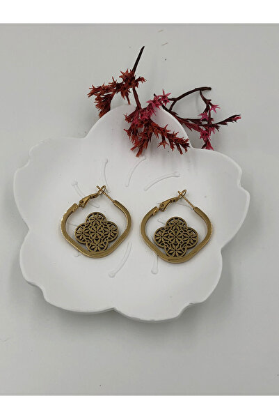 fmaccesories Women's Earrings Stainless Steel Color and Size Are Designed in the Description Images Are from the Brand Fmaccesori̇es