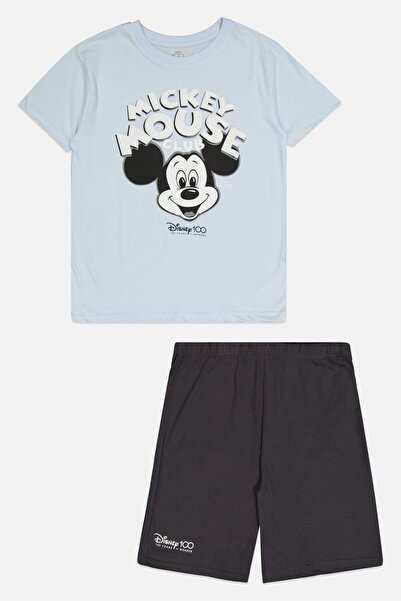 Disney Kids Boy 2 Pieces Graphic Print Top With Bottom Pajama Set, Multicolor