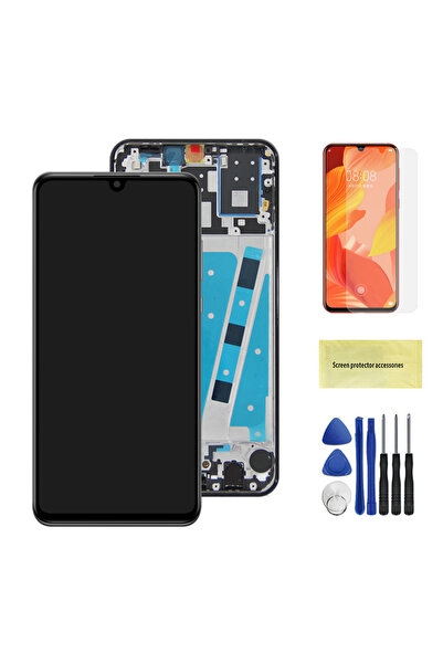 Choice1 شاشة P30 Lite بإطار أسود 48 ميجابكسل، لشاشة LCD HUAWEI P30 Lite MAR-L...