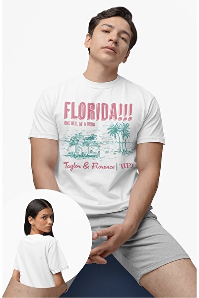 Fuddy Moda تي شيرت مطبوع عليه فلوريدا تايلور وفلورنسا TTPD للجنسين، تي شيرت ك...