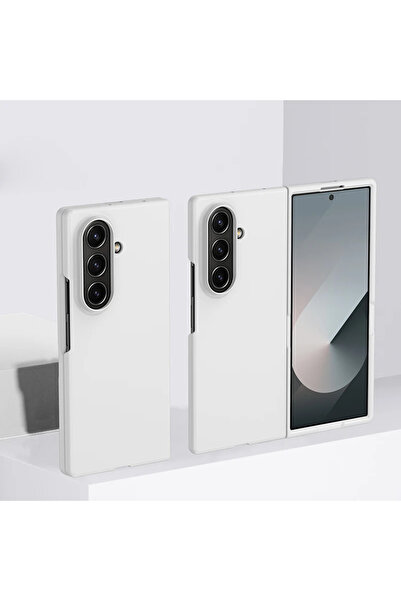 Choice حافظة هاتف Galaxy Z Fold7 بيضاء اللون لهاتف Samsung Galaxy Z Fold 7 6 ...