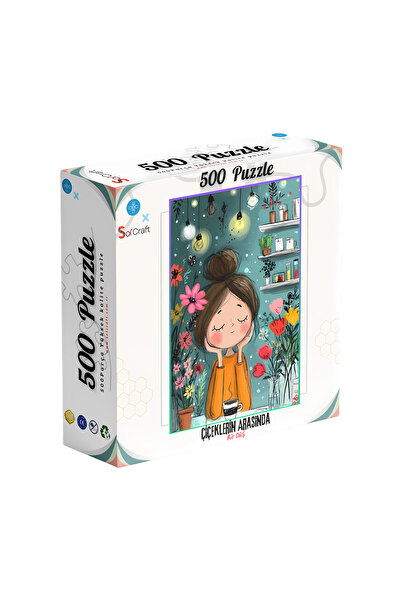 Soi Craft 500 Parça Puzzle Çiçeklerin Arasında Bir Düş
