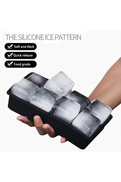 Choice 8 Grids 6/8/15 Grids Big Ice Food Mold Giant Jumbo Large Food Grade Si...