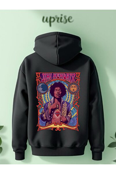 Vordevia سويت شيرت جيمي هندريكس مطبوع من القطن بثلاث خيوط مقاس كبير