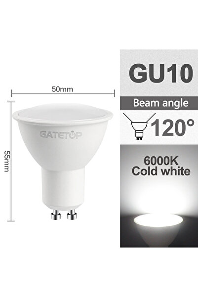 Choice 3w AC220-240V 120degree 6000K 10pcs Hight Lumen GU10 Led Spot Light No...