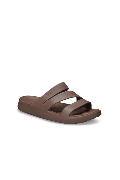 Crocs Getaway Strappy Women's Slippers - Brown