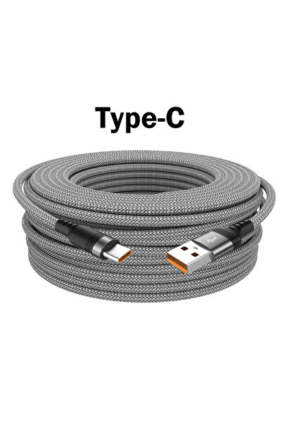 Choice كابل USB عالمي من النوع C بطول 2 متر باللون الرمادي من نوع NNBILI كابل...