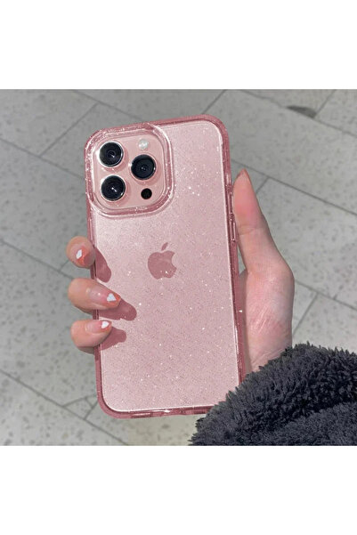 Choice جراب شفاف ناعم لامع وردي لامع لهاتف iPhone 15 وردي لهاتف iPhone 17 Air...