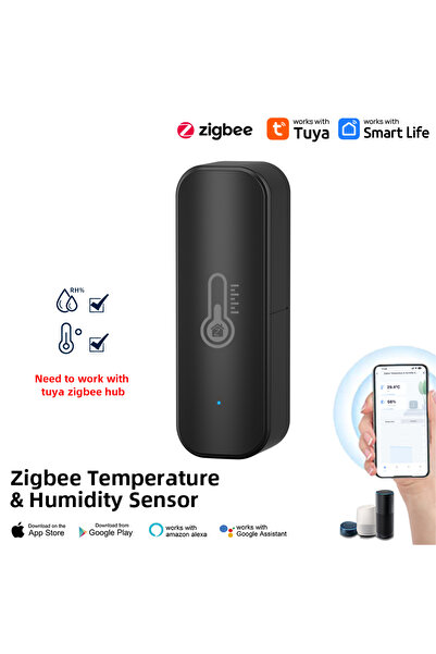 Choice TH08Z-B Zigbee ZigBee Smart Temperature and Humidity Sensor Battery Powered Tuya ZigBee Smart Home