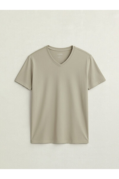 LC Waikiki V Planting Short Sleeve Combed Cotton Men's T-Shirt from Uzg Store...