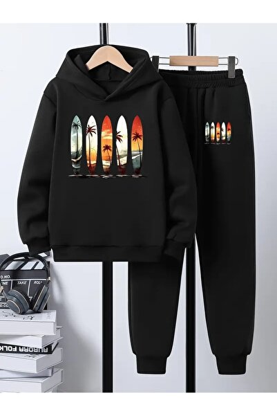 Cevval Παιδικό φούτερ με κουκούλα και φούτερ με στάμπα 3 νήματα με ανάλαφρο χρώμα για το φθινόπωρο/το χειμώνα