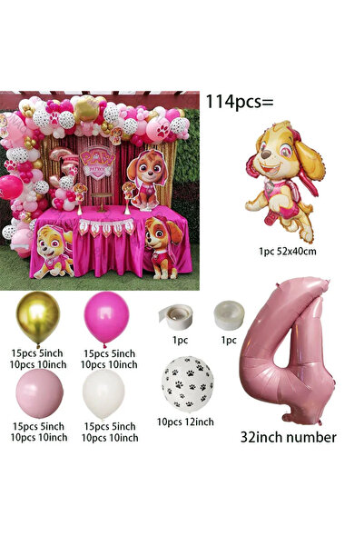 PAW PATROL كما في الصورة، نمط 4، مجموعة واحدة من زينة أعياد الميلاد، كلب كرتو...