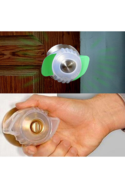 Choice 1 قطعة غطاء مقبض باب مستدير مضيء قفازات مقبض باب أمان للأطفال حاجز واقي سدادة تصادم P