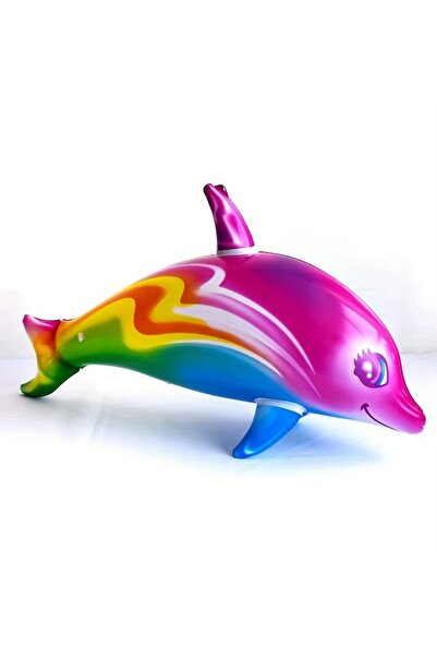 Choice 33.5 بوصة ملونة ملونة قابلة للنفخ الدلافين، ألعاب الماء الحفلة الدلافي...