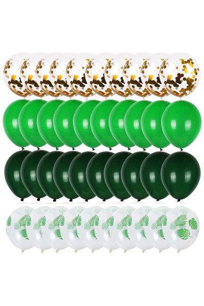 Choice مجموعة من 40 قطعة مقاس 10 بوصات - مجموعة من 40 قطعة من البالونات الخضر...