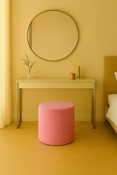 eda hacıoğlu edam bedding group Yumuşak Teddy Peluş Kumaş Silindir Bench Puf ...