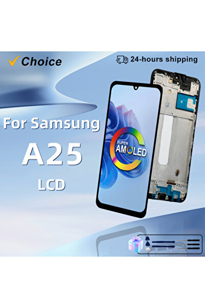 Choice OLED-مع إطار OLED لهاتف Samsung Galaxy A25 LCD A256 SM-A256E SM-A256E/...