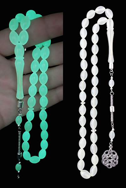 oftenadmire Kedi Gözü Fosforlu Tesbih,Karanlıkta Parlayan Tespih